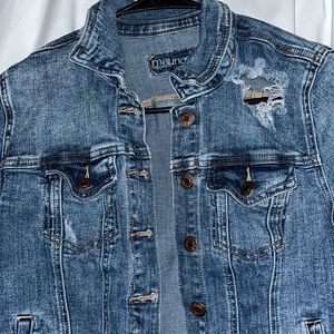 Maurices Denim Crop Jacket